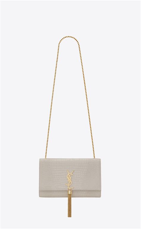 ysl medium kate tassel croc-embossed|Saint Laurent Kate Medium Tassel YSL Crossbody .